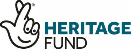 The logo of national lottery heritage fund.