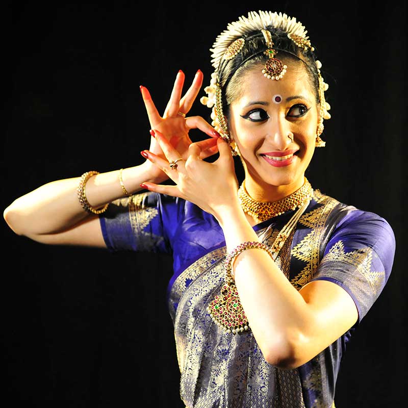 A photograph of theatre maker Vibha.