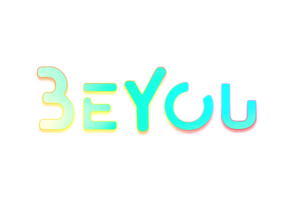 The BeYou logo, reading 'BEYOU' in a bright teal colour