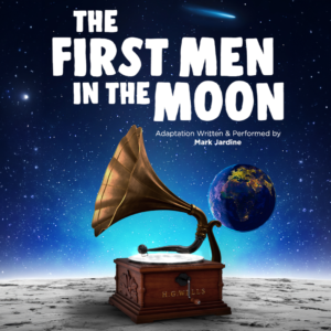 'The First Men in the Moon' with a gramophone on the moon