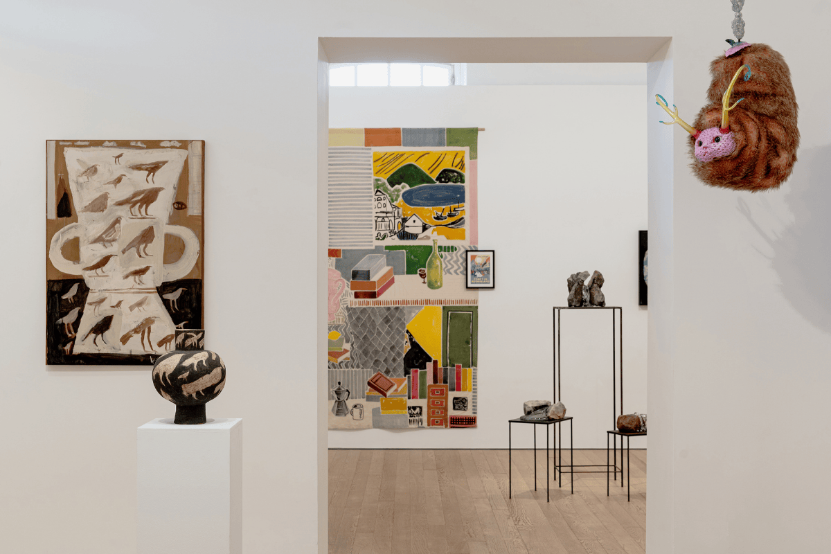 Artists featured (left to right): Sophie Wake, Giles Round, Helen Acklam, Kenji Lim.