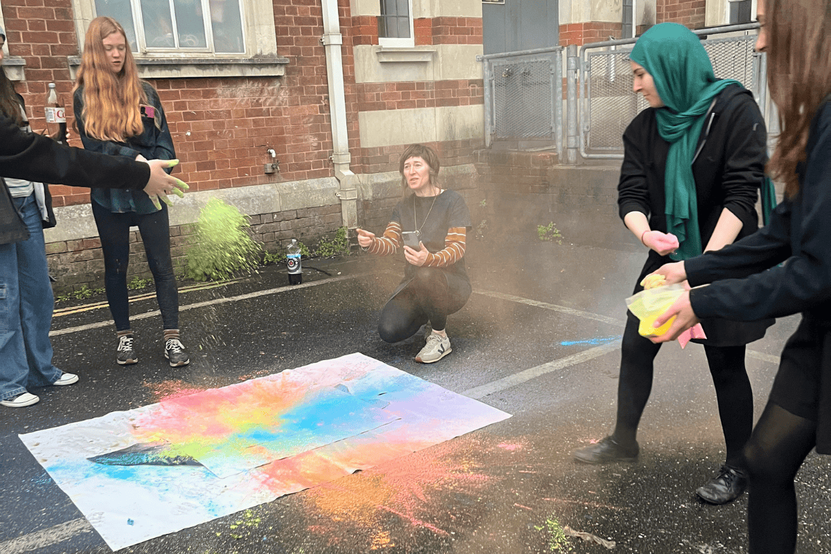 Freefall (Colour Explosion) 2025 - Landscape Freefall (Colour Explosion) 2025 - Landscape